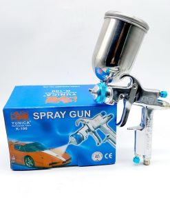 SÚNG PHUN SƠN YUNICA K100 ĐẦU PHUN 1.1MM BÌNH 400CC XỊN MỊN_TẶNG KÈM DÂY HƠI XOẮN 6M