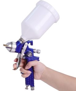 SÚNG Phun Sơn Mini H-2000 HVLP ĐẦU PHUN 1.0mm Cho Xe Hơi BÌNH CHỨA 125CC