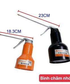 Bình châm dầu, Bình Châm Nhớt, Bình Xịt Dầu, Bình bơm dầu dùng bôi trơn cho thiết bị cơ khí KAPUSI CAM 350ML, ĐEN 500ML