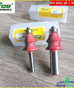 Mũi phay gỗ 1 kẻ chỉ, soi chỉ tơ- cốt 6ly, 12 ly