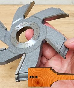 Lưỡi phay định hình Rhino Japan PN10 – Ø150mm – 6 cánh – Hợp kim YG8